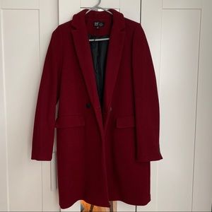 Burgundy Red Zara Coat XS